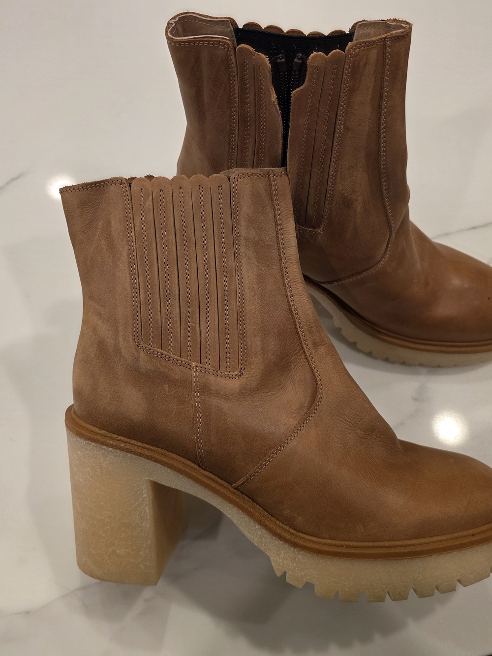 MSRP $188 - Free People James Leather Chelsea Boots -SOLD OUT EU41/US10